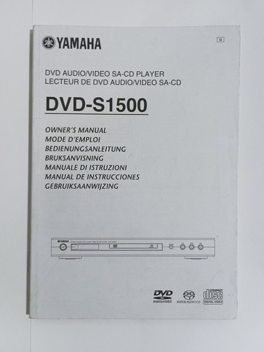 Manuale istruzioni yamaha dvd - istruzioni,