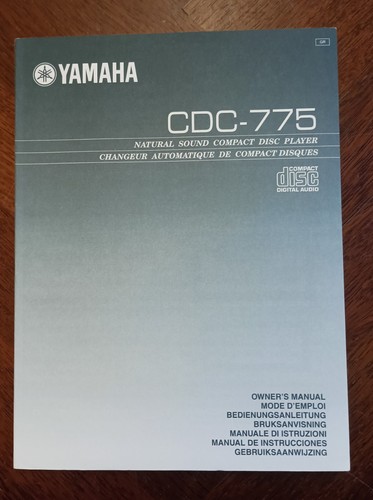 Manuale istruzioni yamaha cdc - manuale,